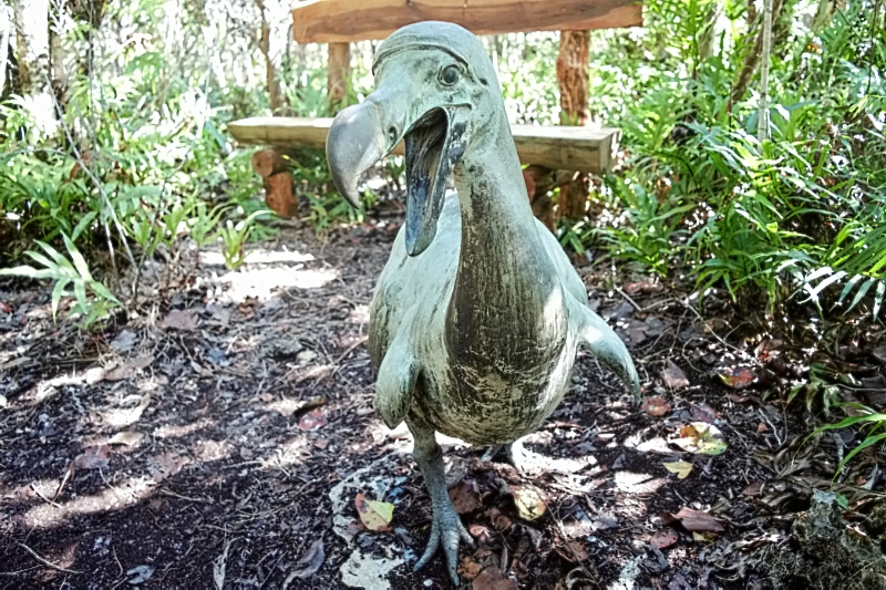 dodo statue at ile aux aigrettes