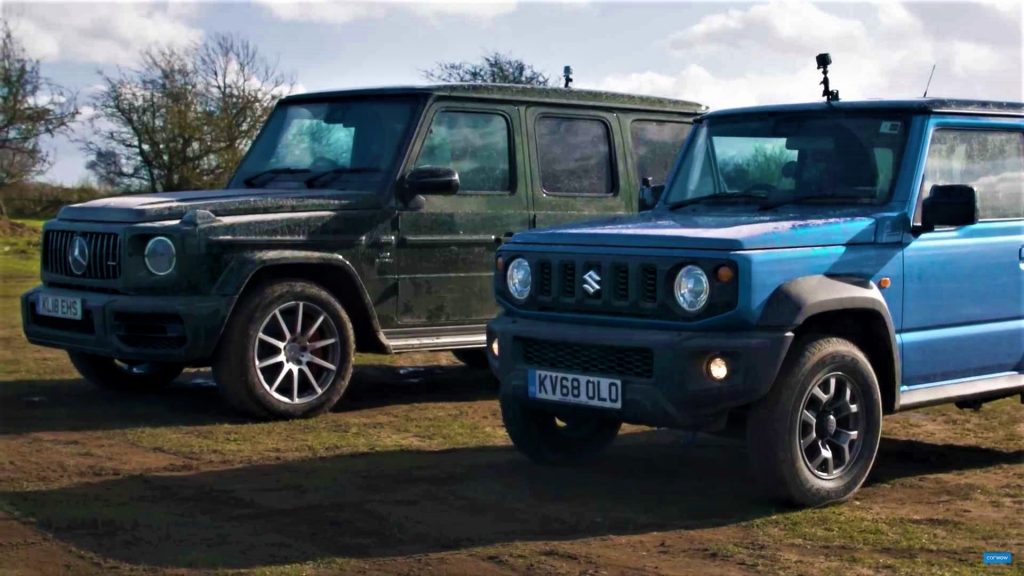 Read more about the article The Suzuki Jimny Races The Mercedes G63 AMG Off-Road