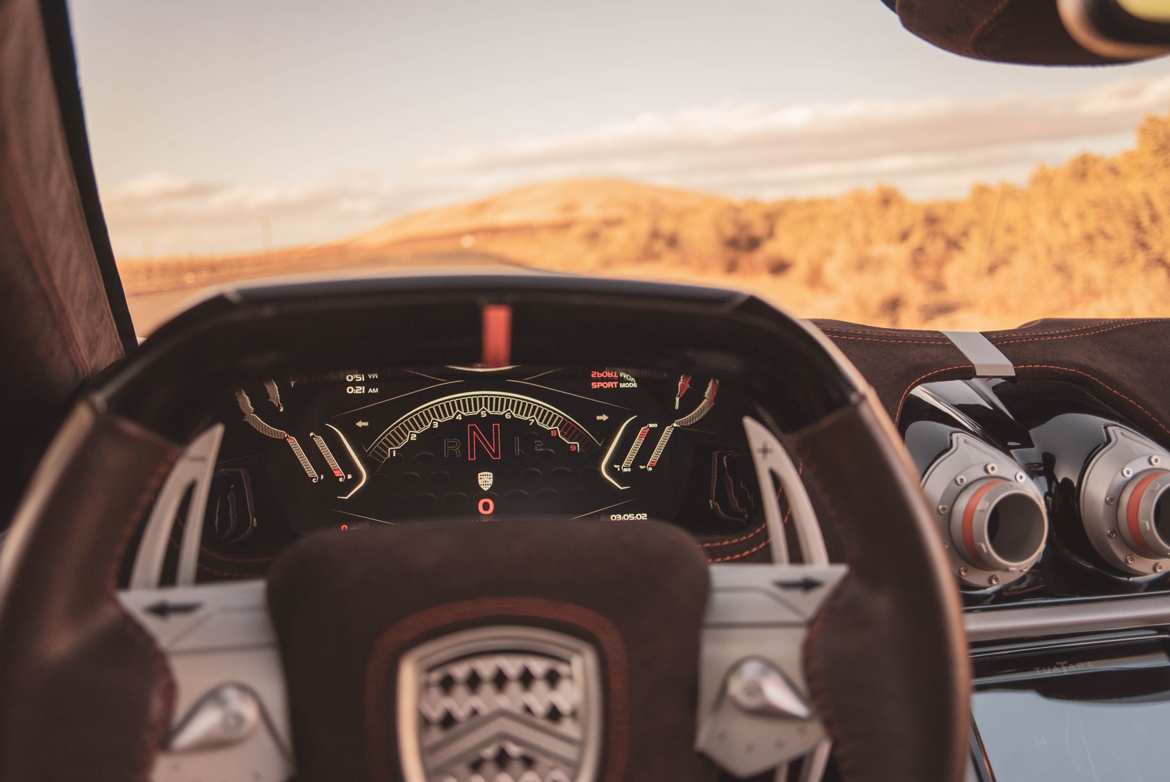 SSC tuatara instrument cluster